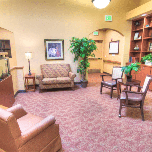 lounge space with couches and chairs