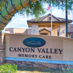 outdoor sign that says canyon valley