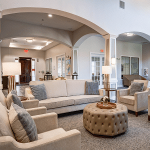 lounging area with couches
