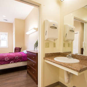 bathroom and bedroom at community