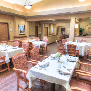 dining room with tables and chairs