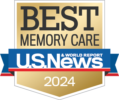U.S. News Best Memory Care badge