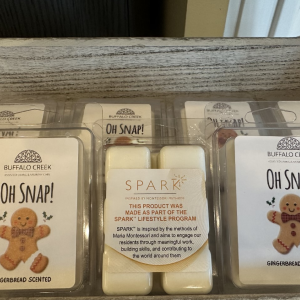 candle wax cubes in packaging