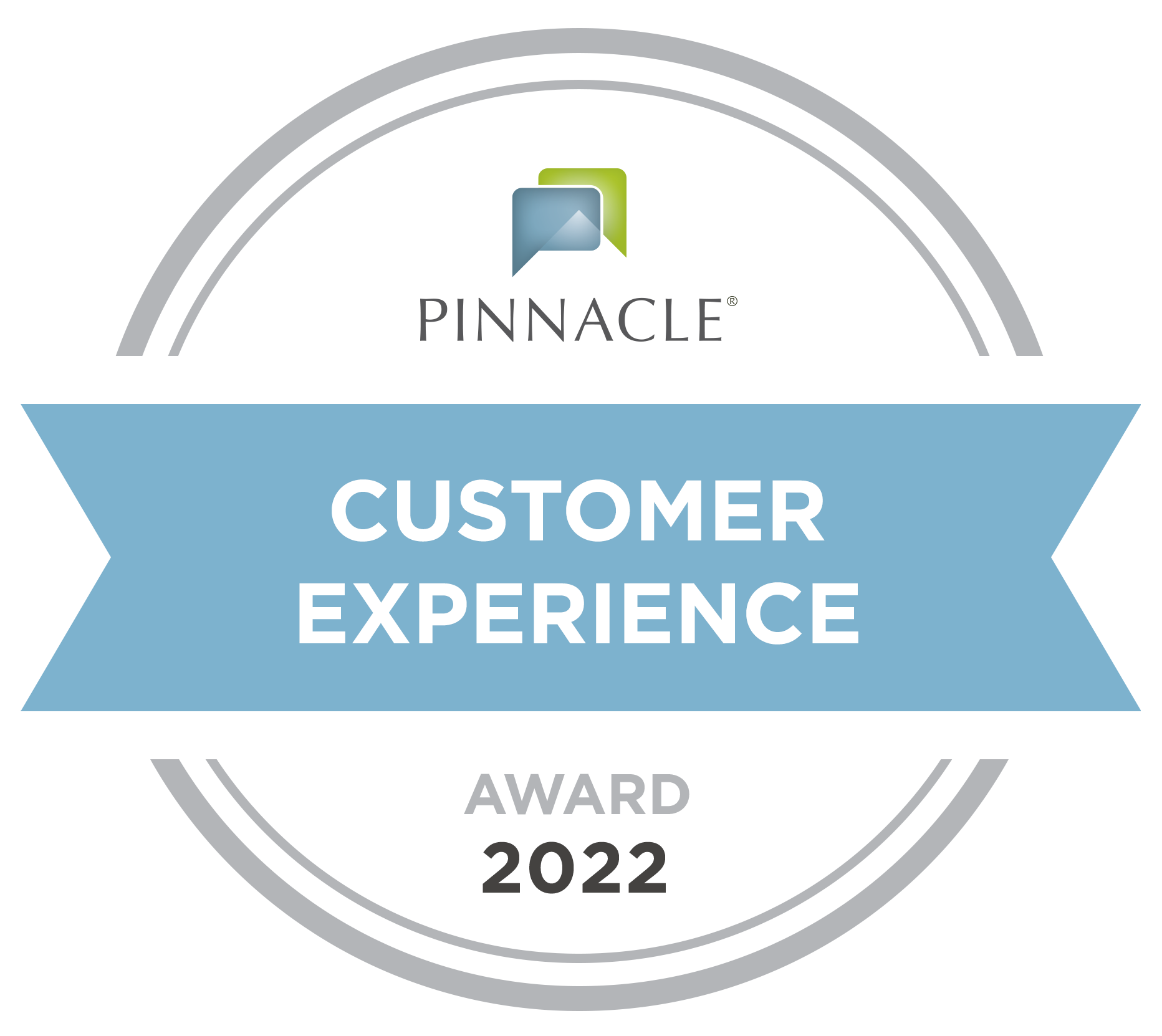 2022 Pinnacle Customer Experience Award Logo