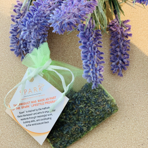small bag filled with lavender