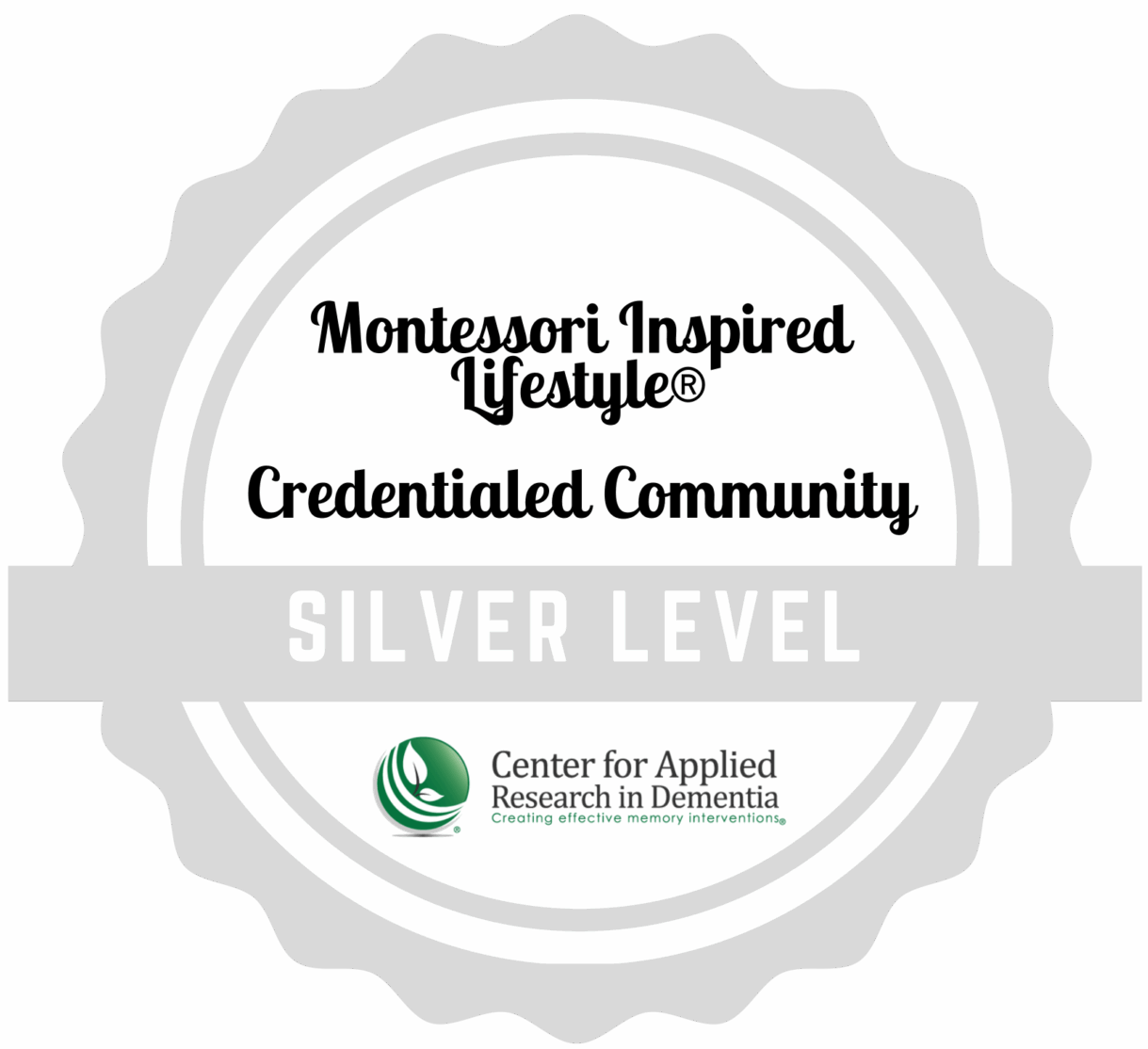 Montessori Inspired Lifestyle silver badge
