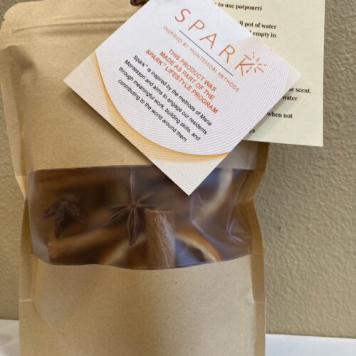 A cute brown bag with a label, Perfect for gifting.