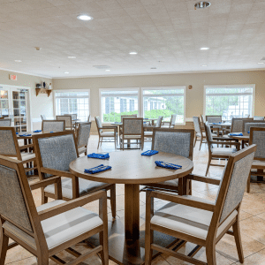 dining room with tables and chairs