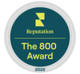 2022 Reputation The 800 Award logo