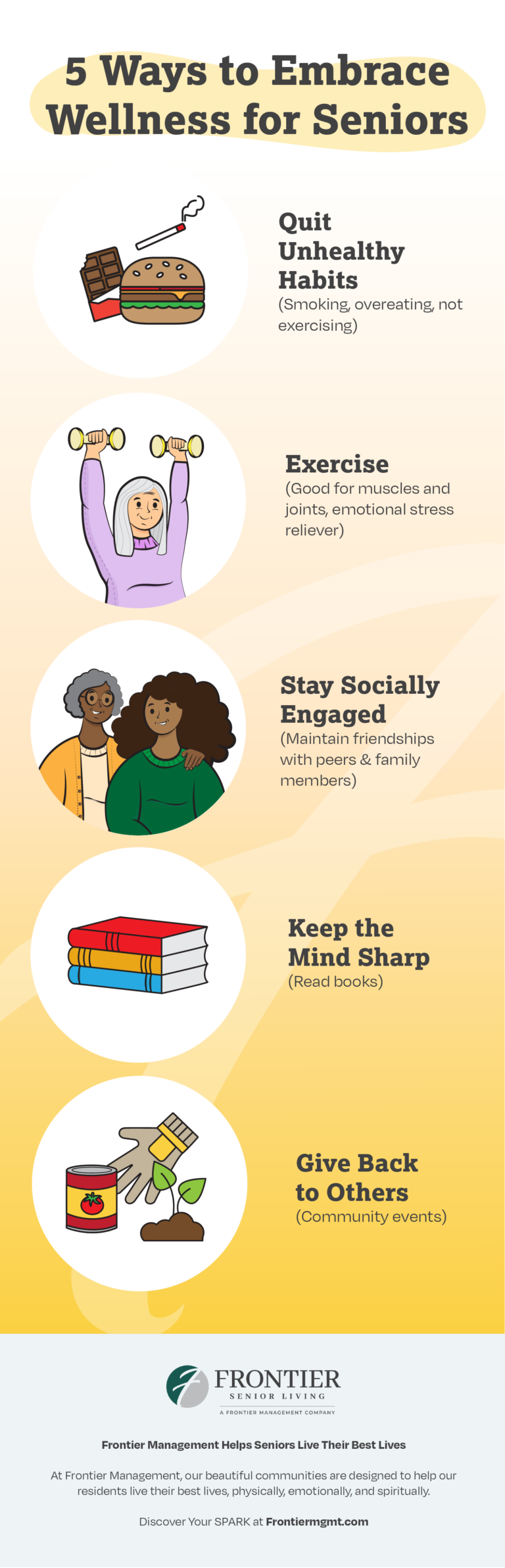 5 Ways to Embrace Wellness for Seniors - Frontier Senior Living