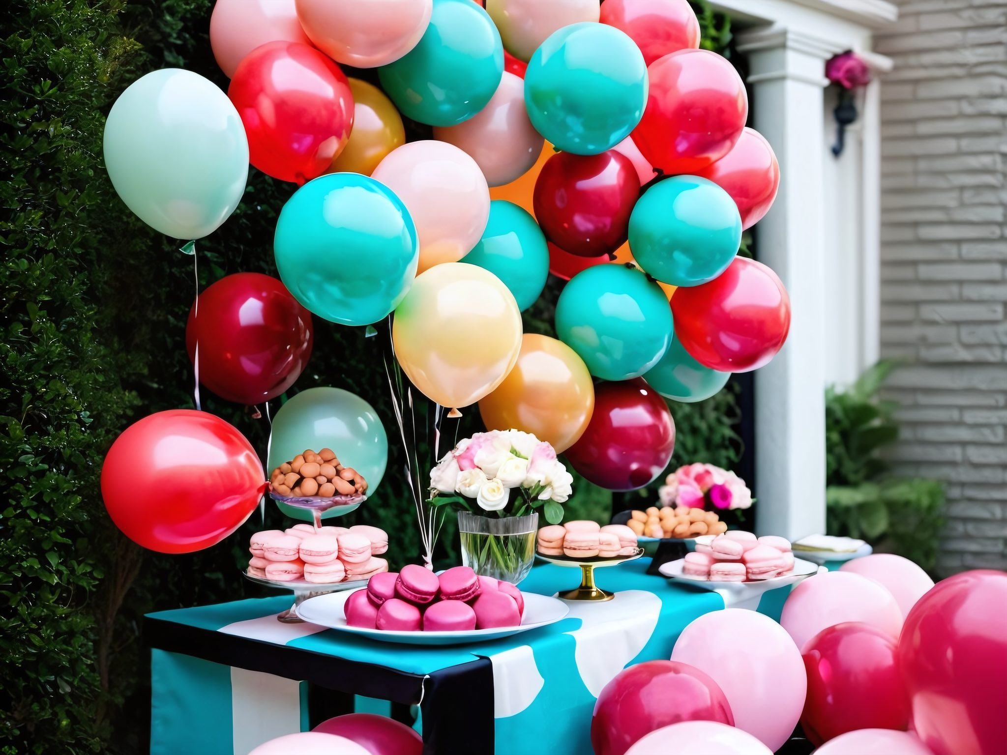 Blooms, Balloons, & Macaroons
