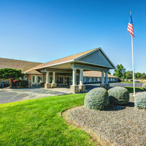 Front entrance to community