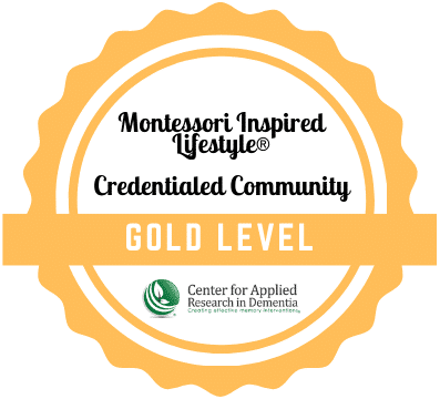 Montessori Inspired Lifestyle gold badge